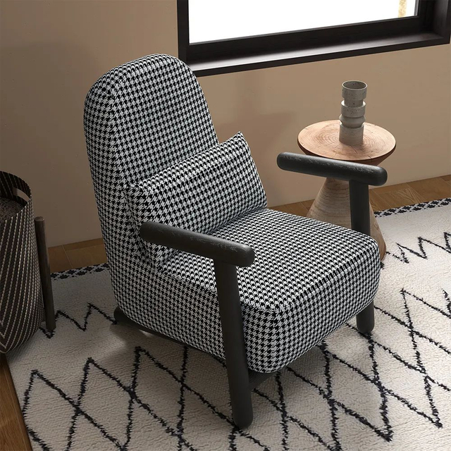 Modern Linen Light Luxury Accent Chair