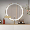 Modern LED Lighted Mirror Dressing Sintered Stone Makeup Vanity