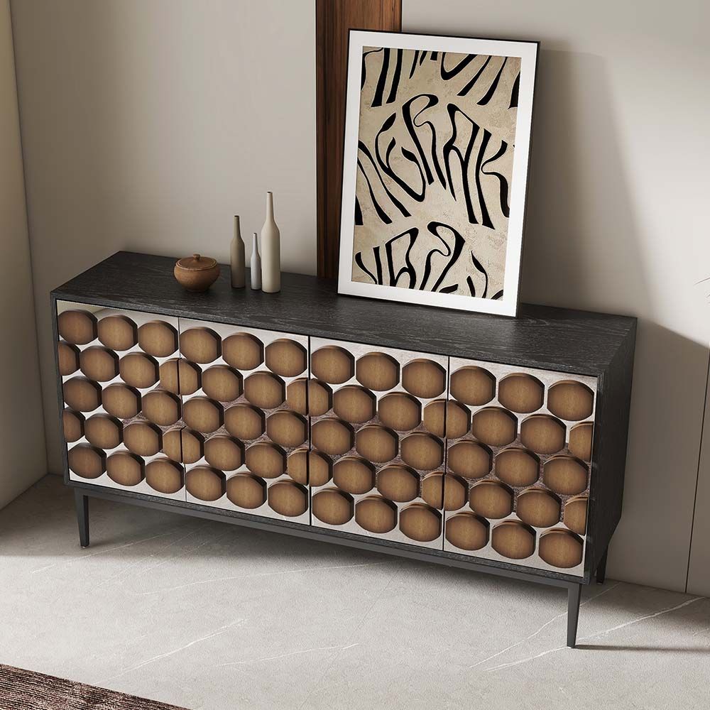 Designer Style Modern High TV Stand