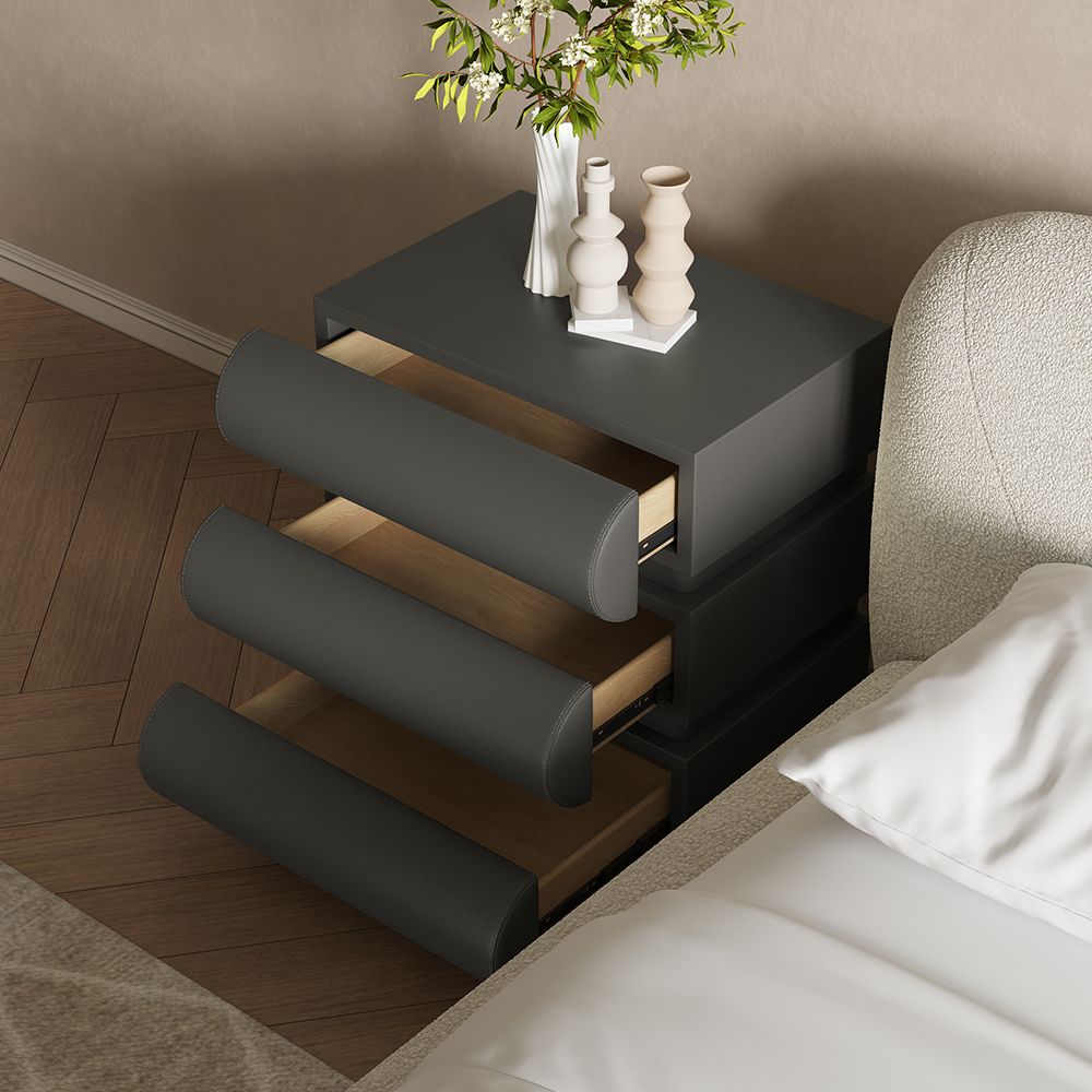 Modern Minimalist Bedside Table MDF Nightstand