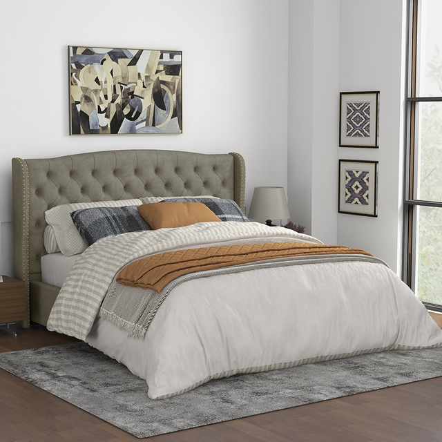 Hidden Storage Chesterfield Tufted Upholstered Bed