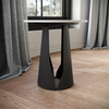 Minimalist Round Modern Sintered Stone End Table