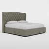 Hidden Storage Chesterfield Tufted Upholstered Bed