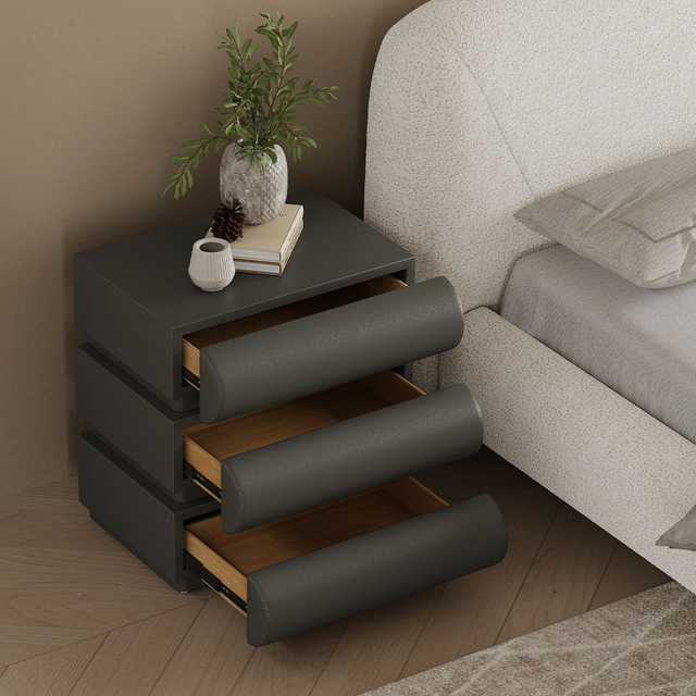 Modern Minimalist Bedside Table MDF Nightstand