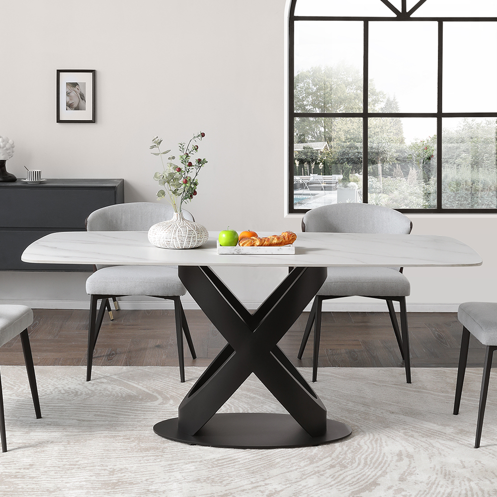 Modern Luxury Furniture White Dining Table