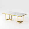 Furniture Manufacture Modern Faux Marble Dining Table 