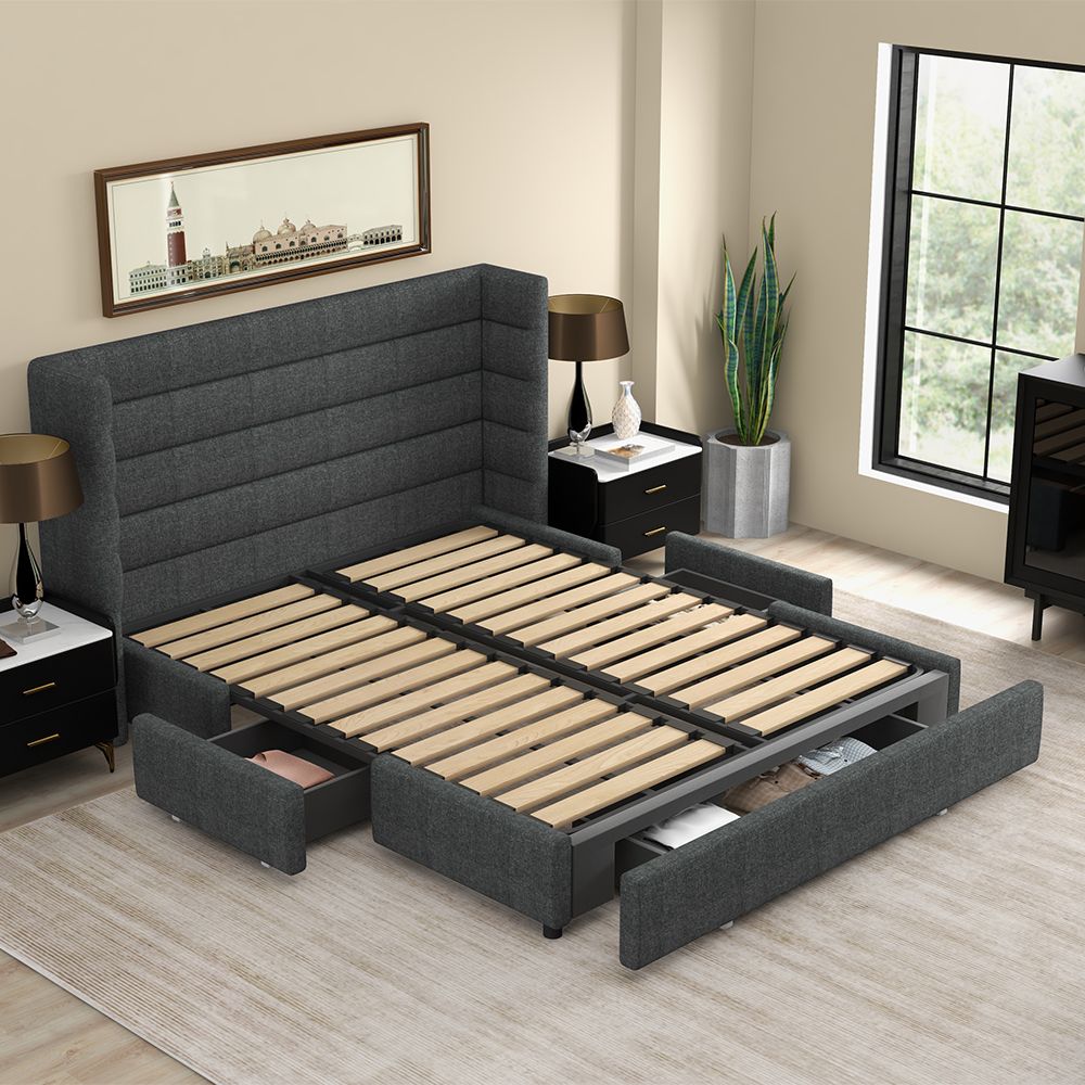 Bedroom Furniture Shelter Storage Bed