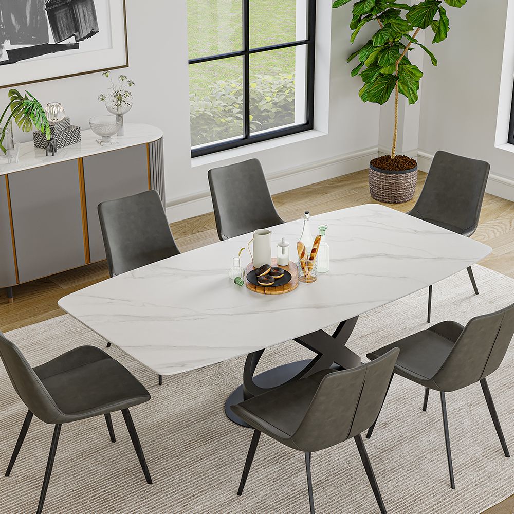 Modern Luxury Furniture White Dining Table