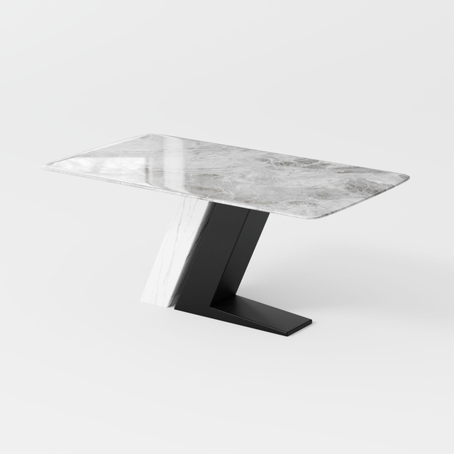 Modern Luxury Marble Rectangular Dining Table