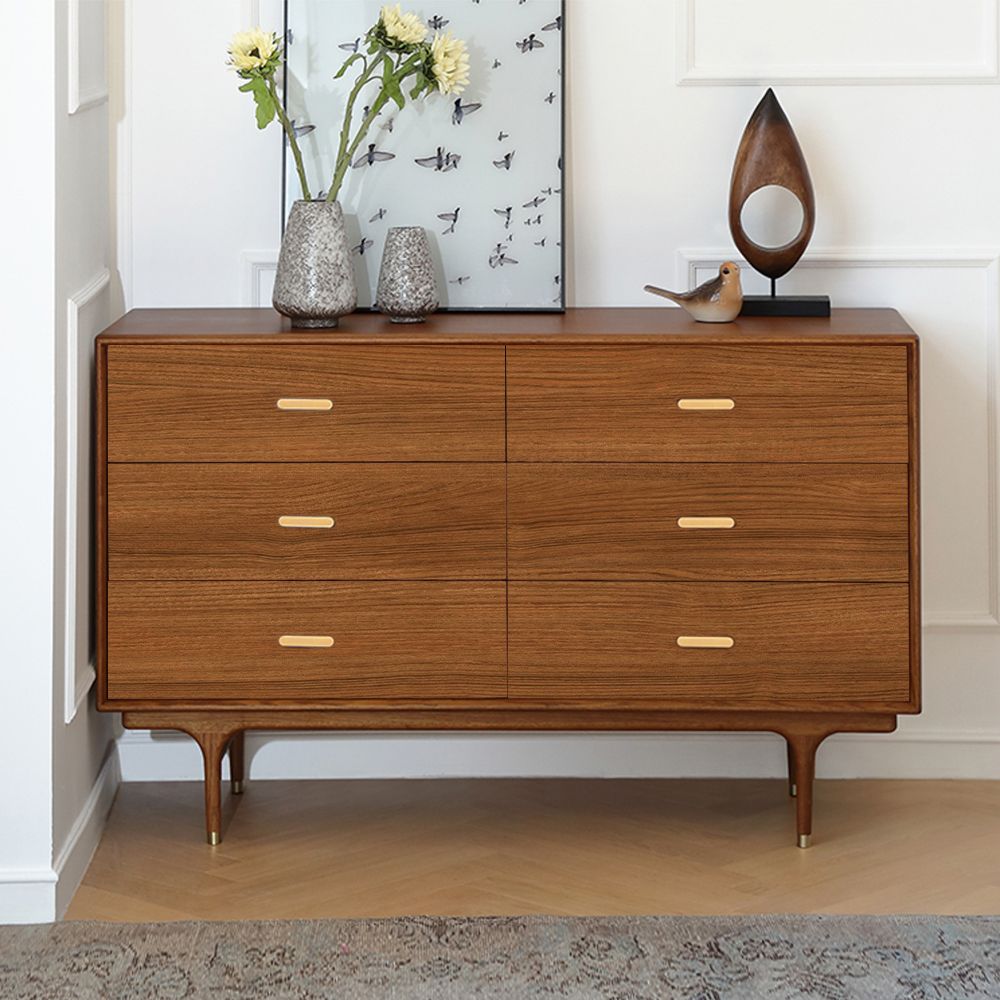 Mid Century Wood Dresser 