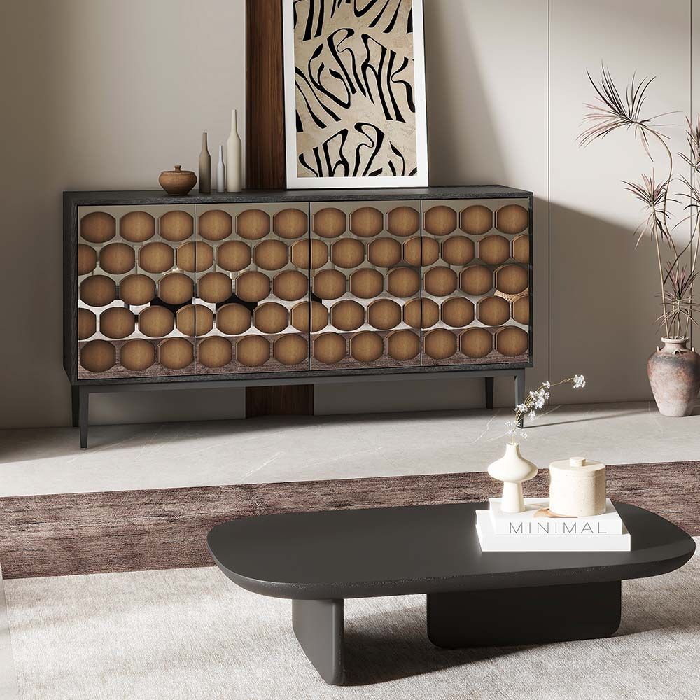 Designer Style Modern High TV Stand