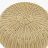 Modern Minimalist Round Rattan Low Stool 