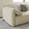 Minimalist Anti-Scratch Water Proof Loveseats Beige Sofa 