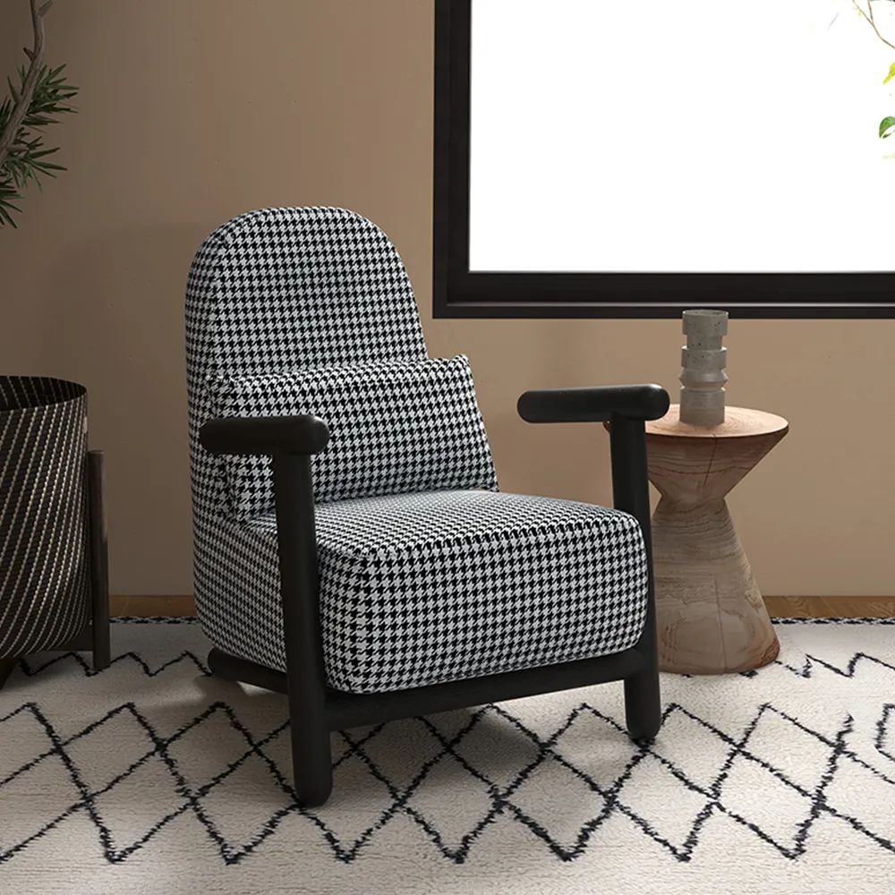 Modern Linen Light Luxury Accent Chair