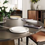 Modern Golden Base Round Dining Table