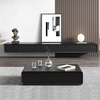 Minimalist Wall-Mounted Walnut Veneer TV Console 