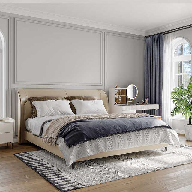 Wholesale Upholstered Bed with Headboard