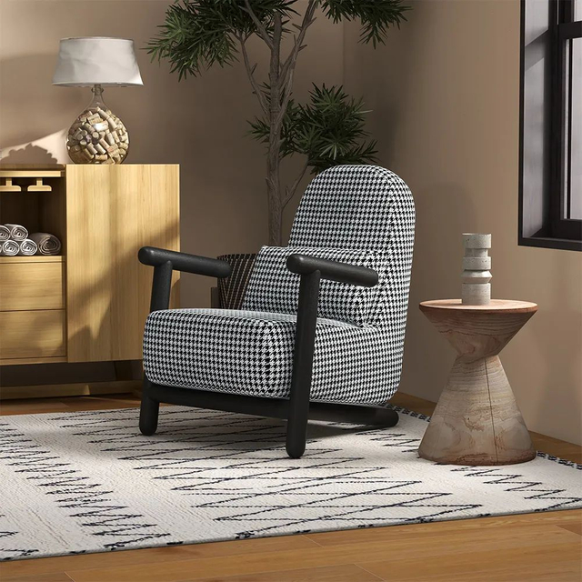 Modern Linen Light Luxury Accent Chair