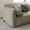 Modern Anti-Scratch Water Proof Loveseats Khaki Sofa 