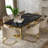 Furniture Manufacture Modern Faux Marble Dining Table 