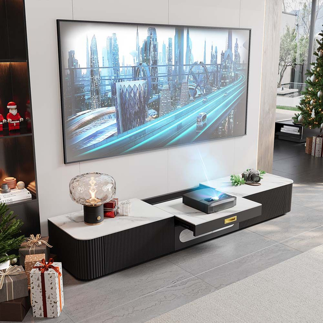 Modern Sintered Stone TV Stand 