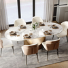 SMILE - Hobart Modern Oval Dining Table for 6 Wish Elevate The Taste